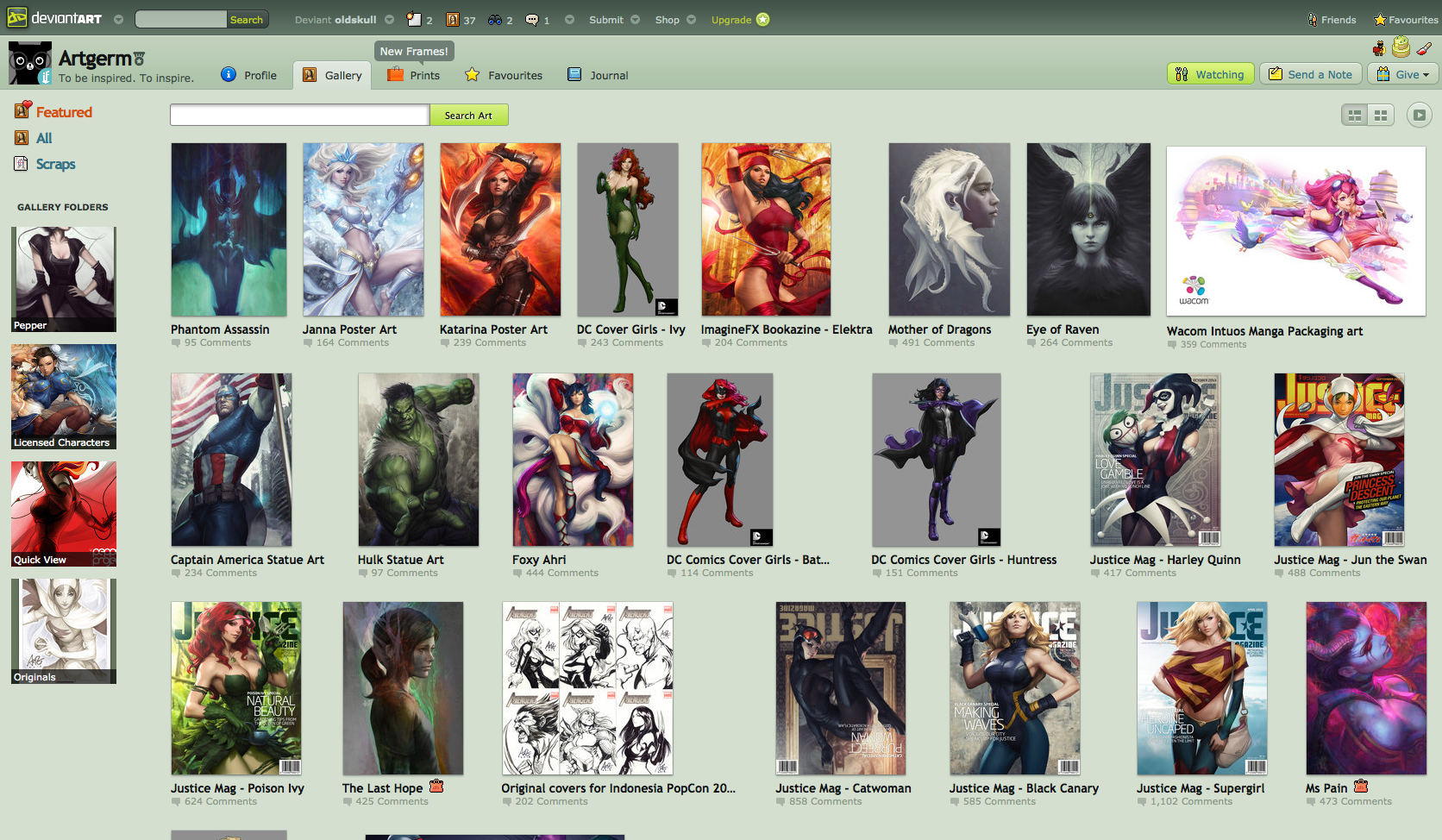 deviantart un lugar perfecto para crear un portafolio