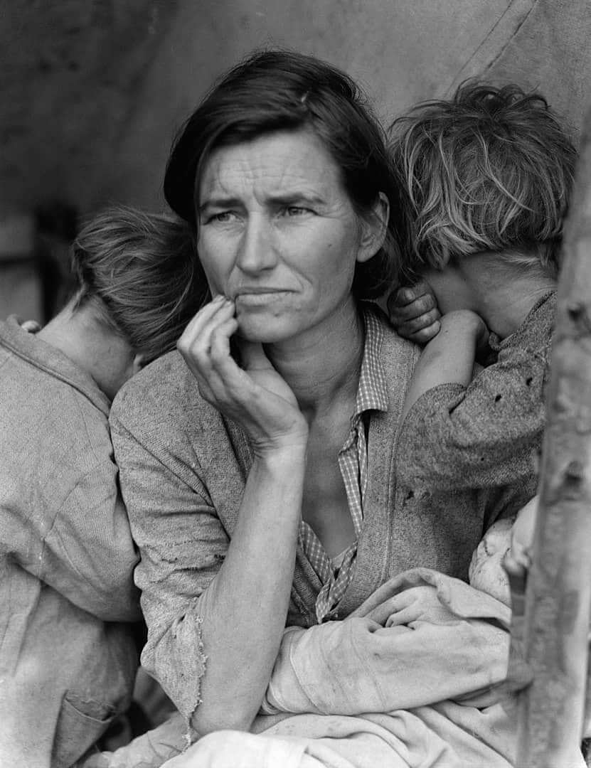 Madre migrante, la fotografía más famosa de dorothea lange