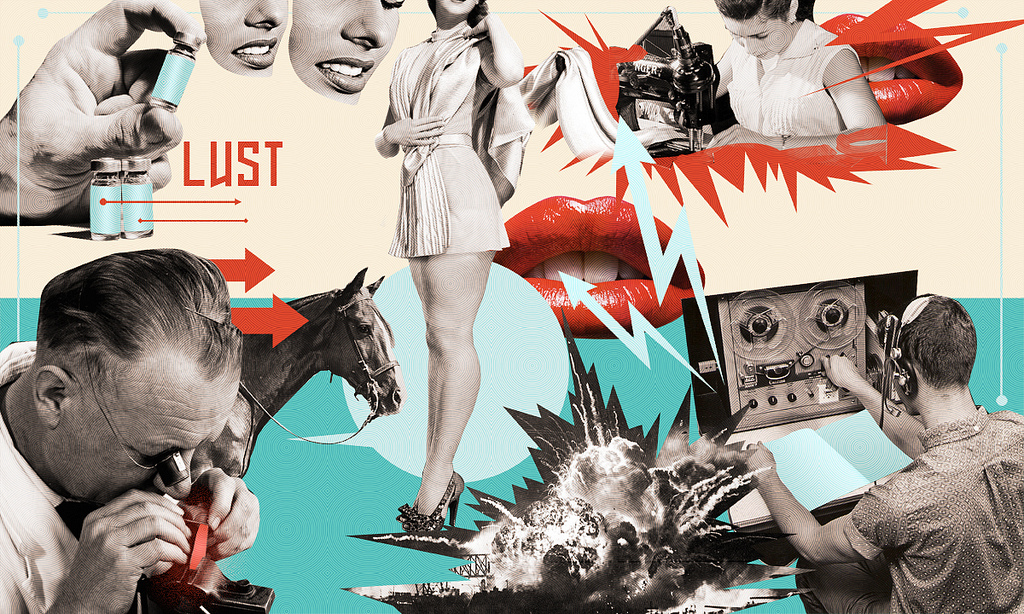 collage abstracto de luis gomez