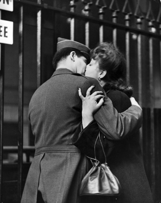 beso en la segunda guerra mundial