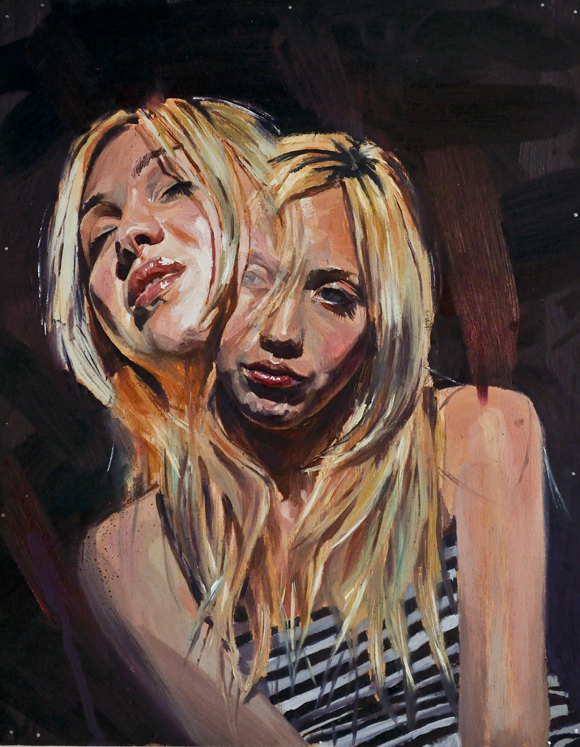 Pintura de una mujer hecha por andrew young