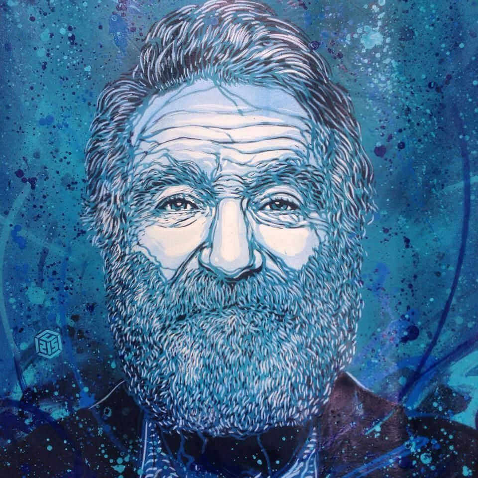 Robin Williams c215 street art