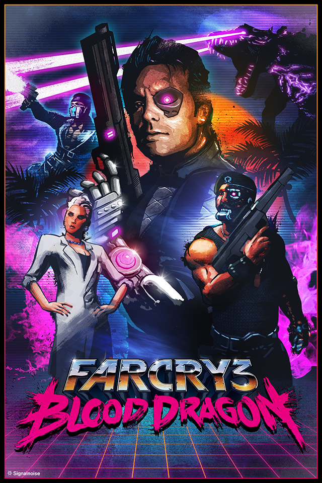 Ilustración de farcry 3 blood dragon