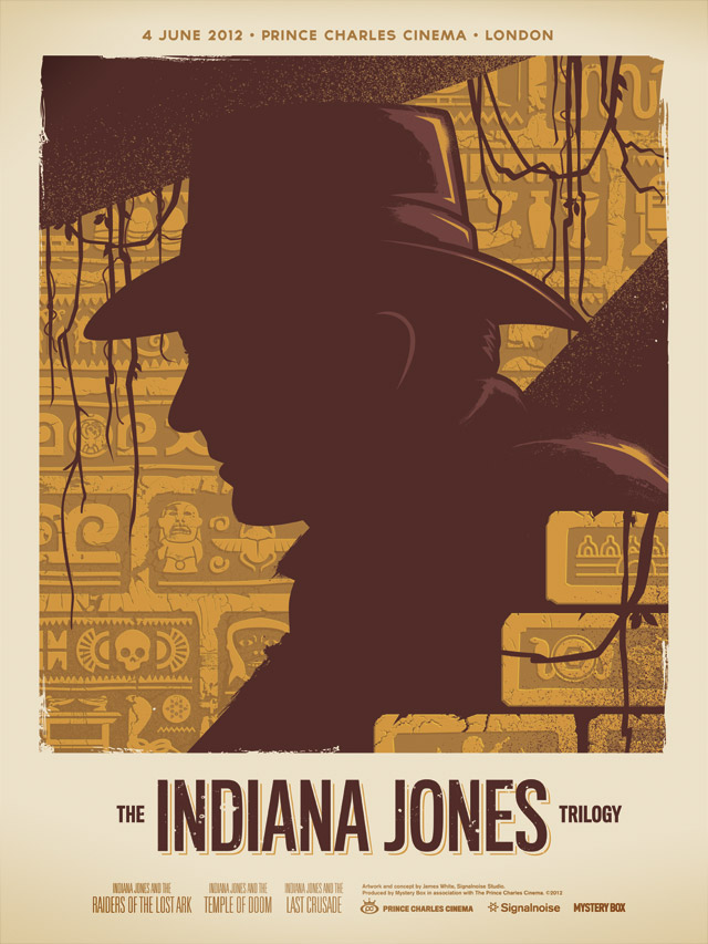 Poster de indiana jones trilogy
