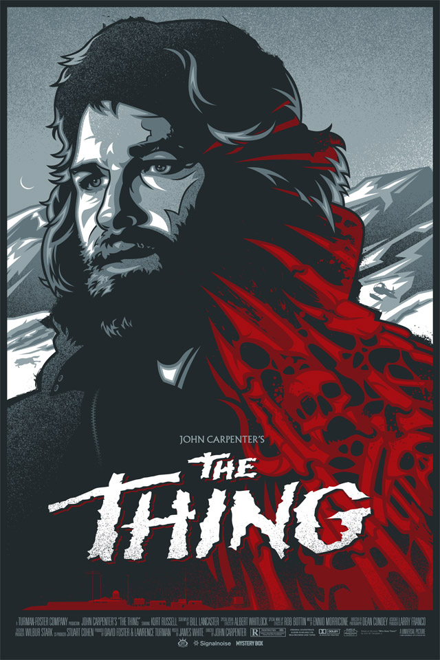 Ilustracion de la pelicula the thing