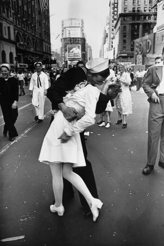 Fotografía del beso en times square