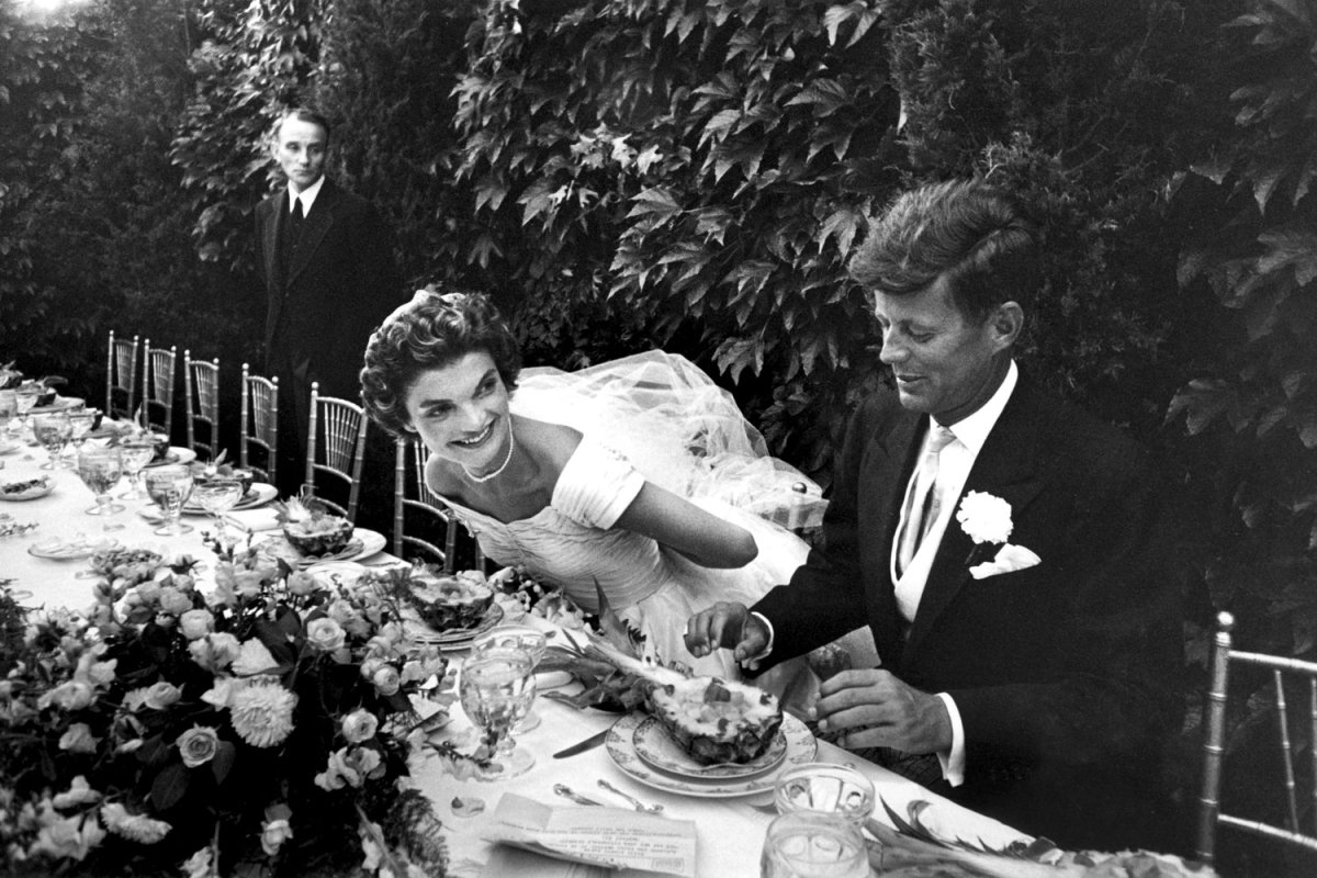 kennedy y su mujer