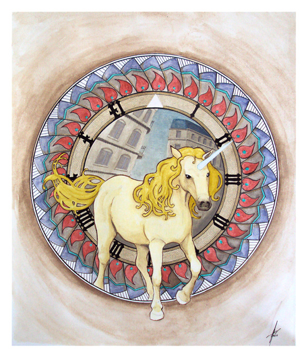 diseño de unicornio de carlos rosado