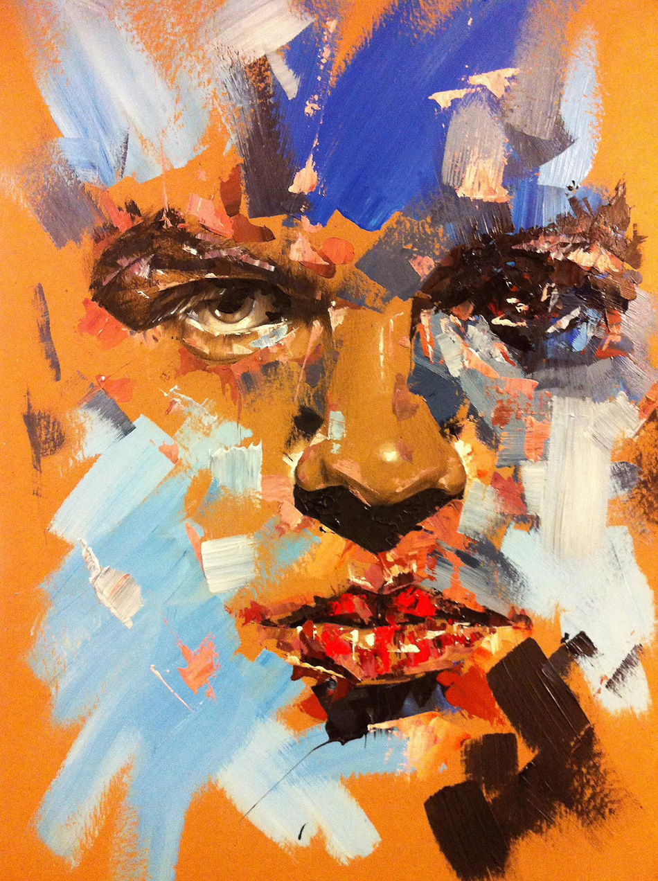 Arte a pinceladas, retrato de joshep lee