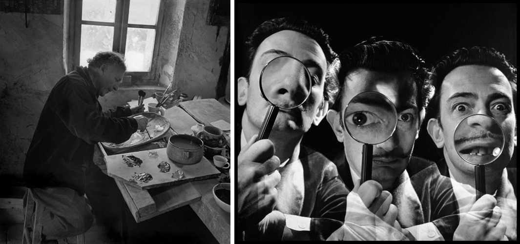 Salvador dalí fotografiado por philippe halsman