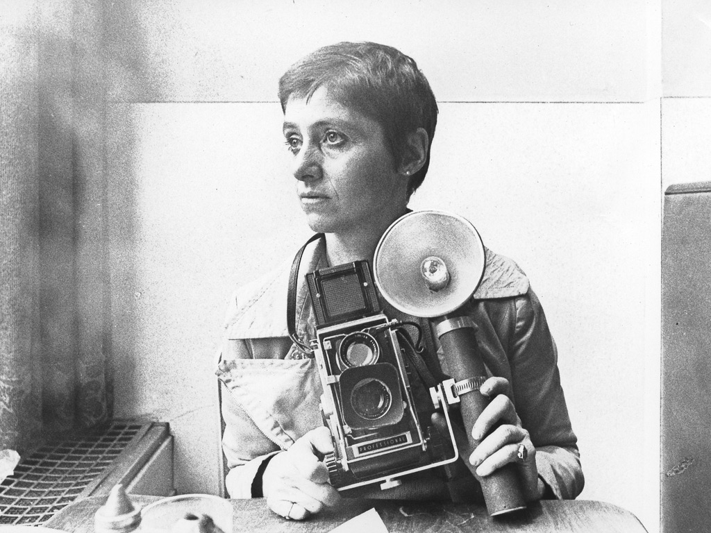 Retrato de Diane Arbus en New York