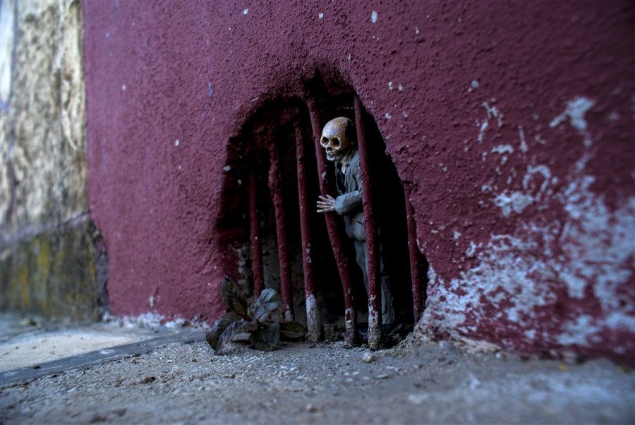 arte callejero en cemento