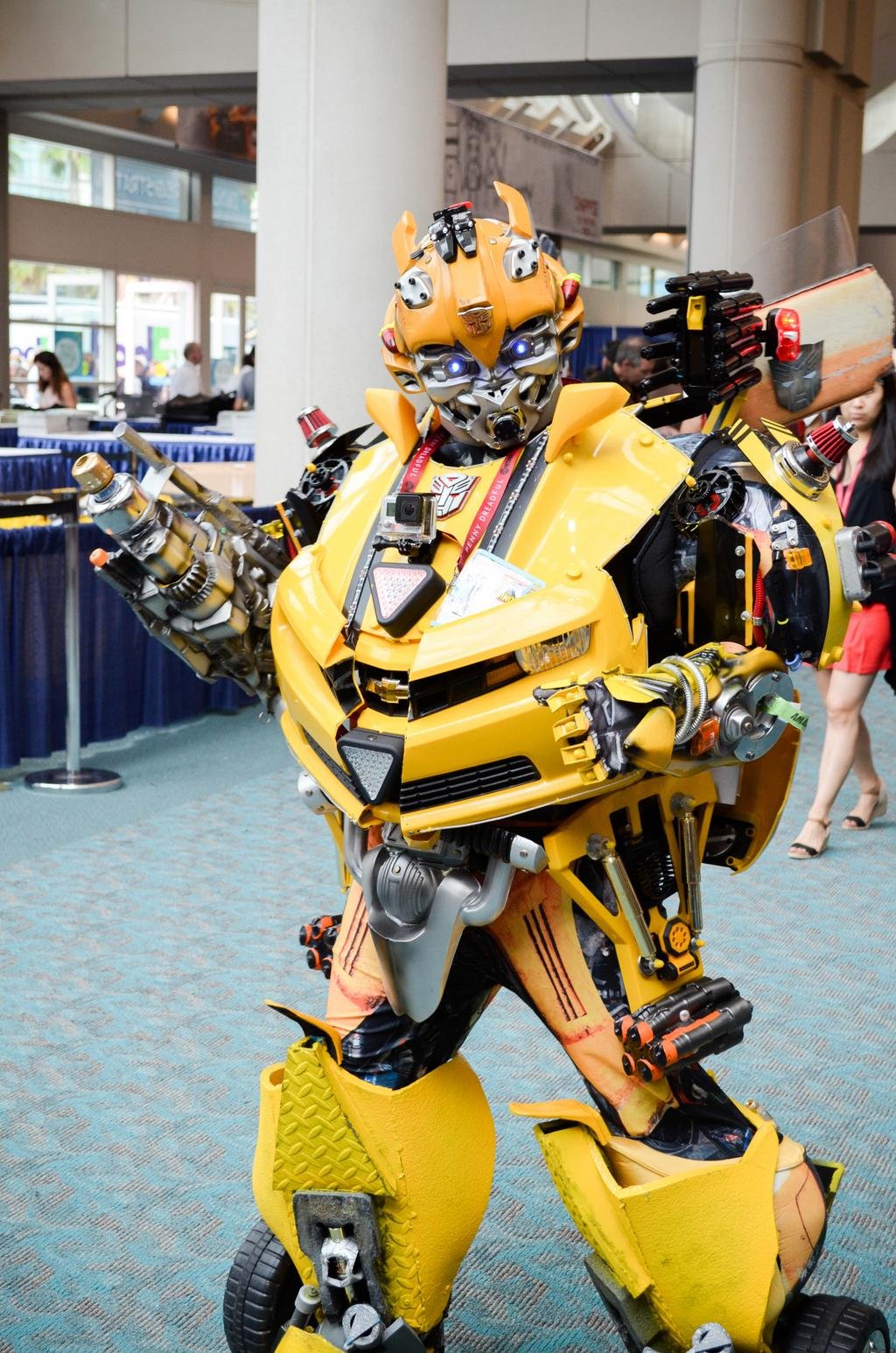 comic-con san diego cosplay transformer