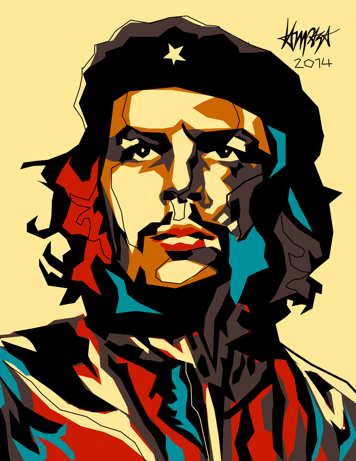 Ilustracion del che guevara