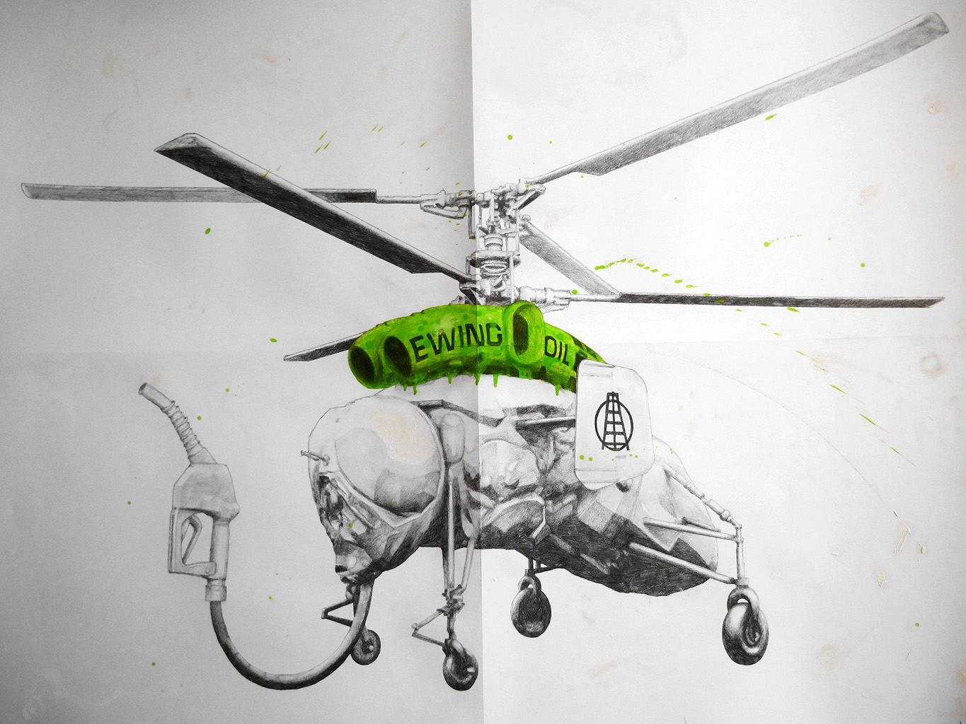 DIBUJO DE LUDO helicoptero