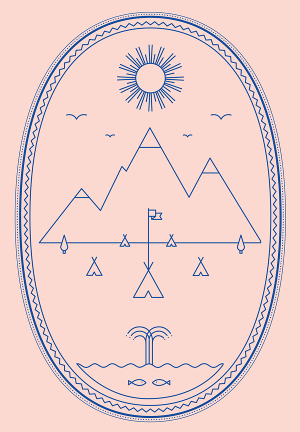 ejemplo de logotipo minimalista de sam curtis