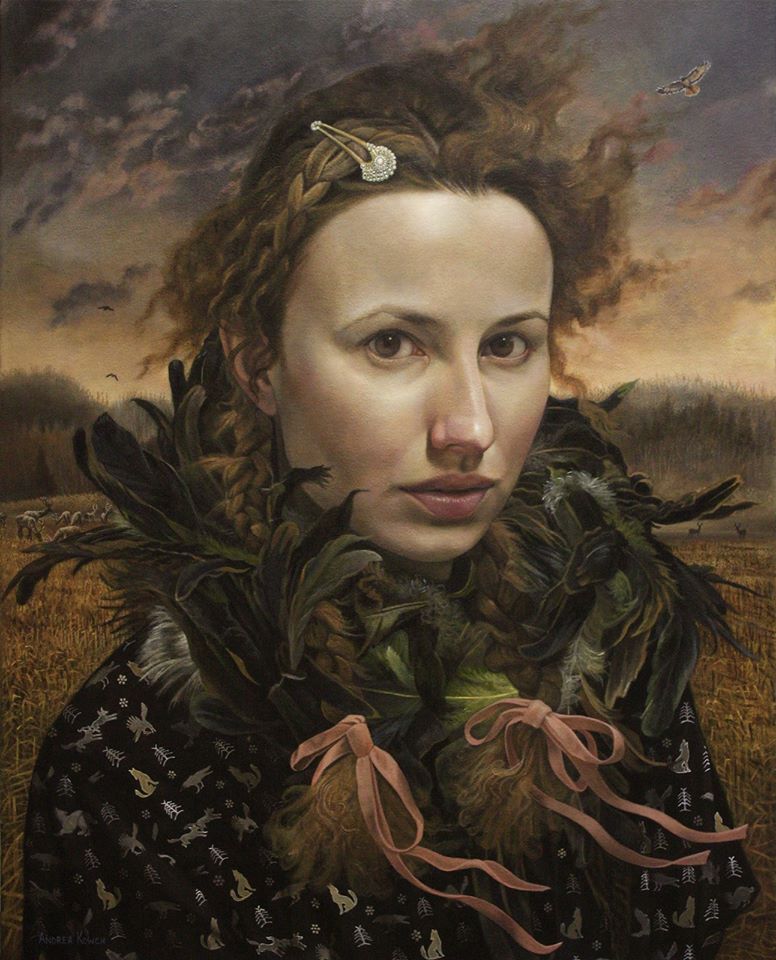 Pintura realista de andrea kowch