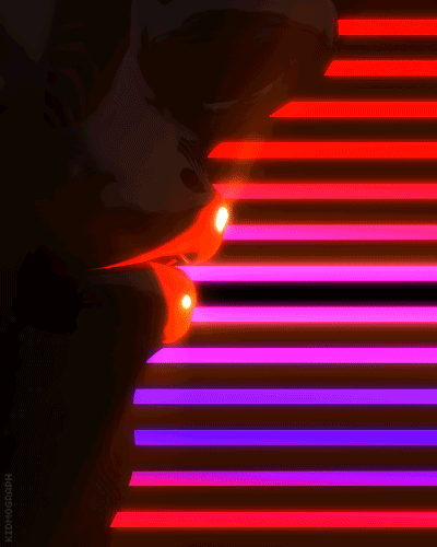 gif retro futurista de labios de mujer