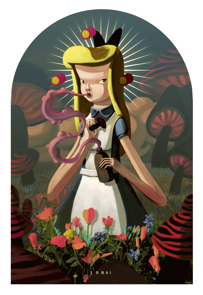 ilustración de una muñeca por alejandro Sordi