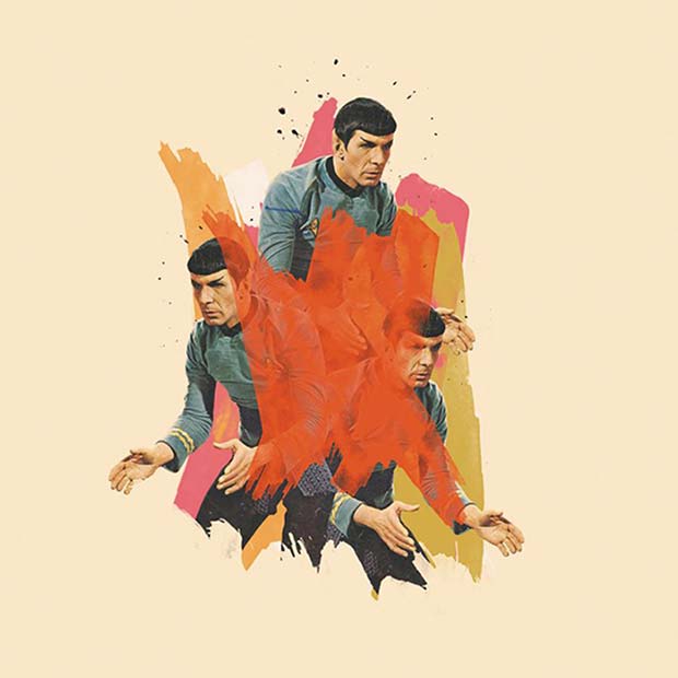 Arian-Behzadi collage spook star trek