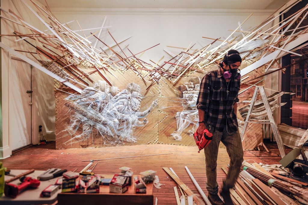 Mural abstracto de li-hill