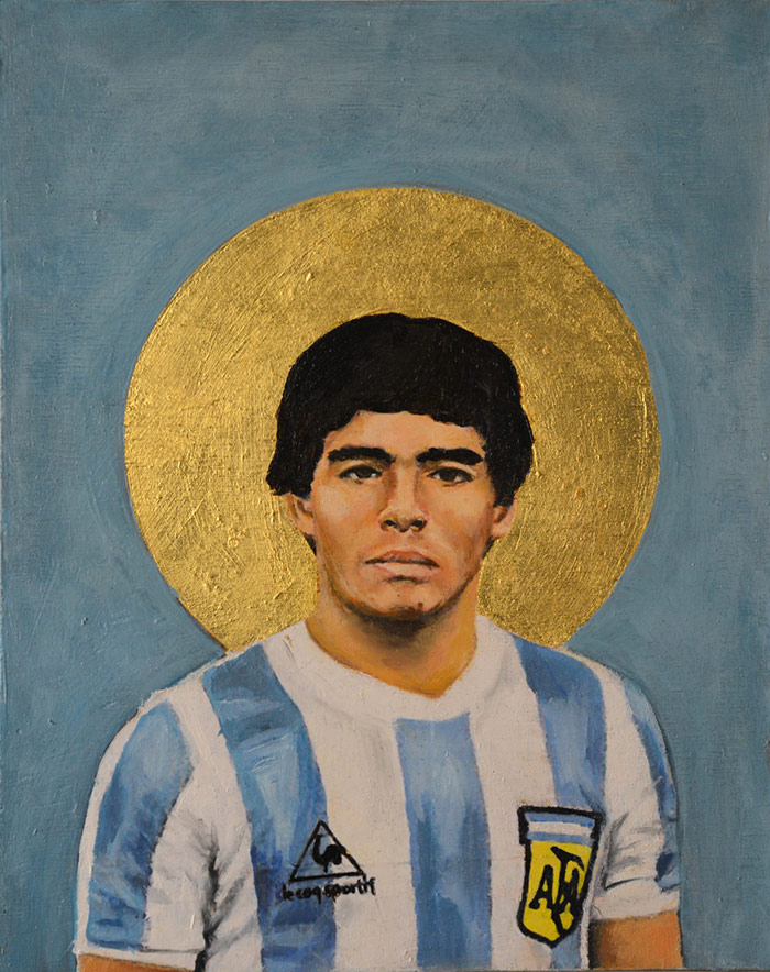 Ilustracion de maradona