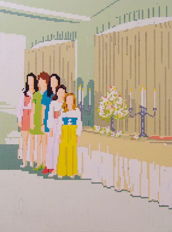 Dibujo de un boda