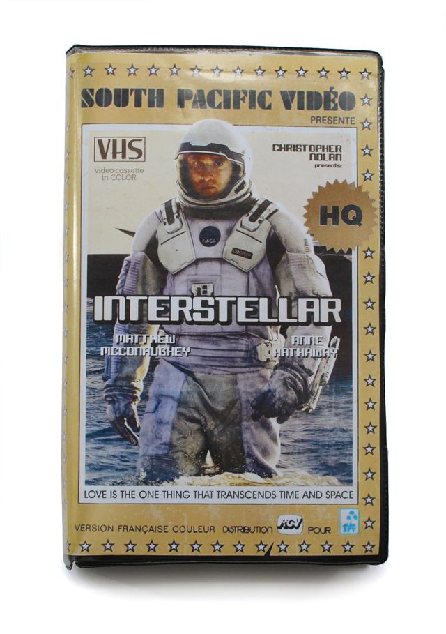Portada vhs de la pelicula interstelar