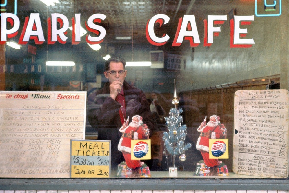 París café, foto de Fred Herzog