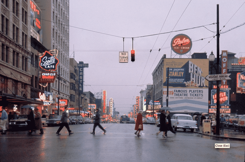 calle de new york, fotografía de Fred Herzog