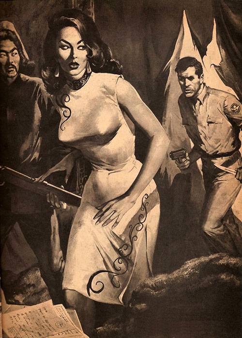 Portada de revista pulp hecha por Charles Copeland