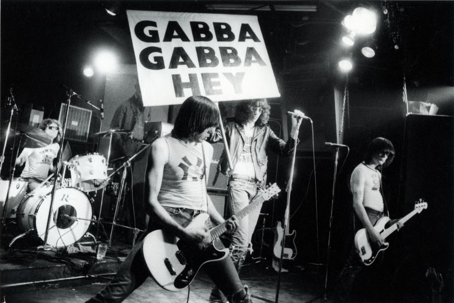 Los ramones en el CBGB de nueva york
