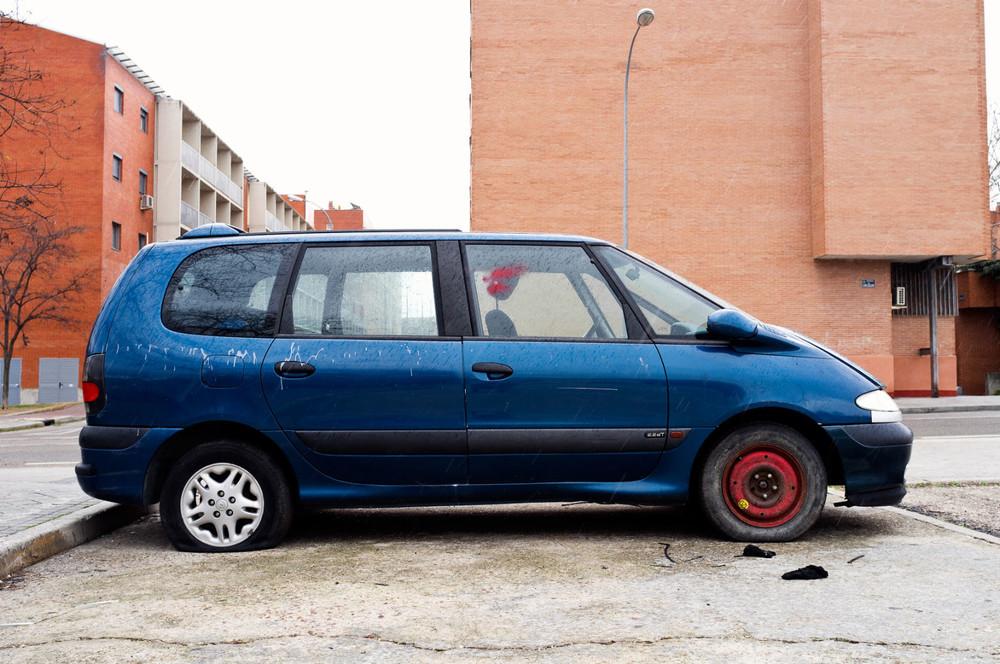 coche abandonado