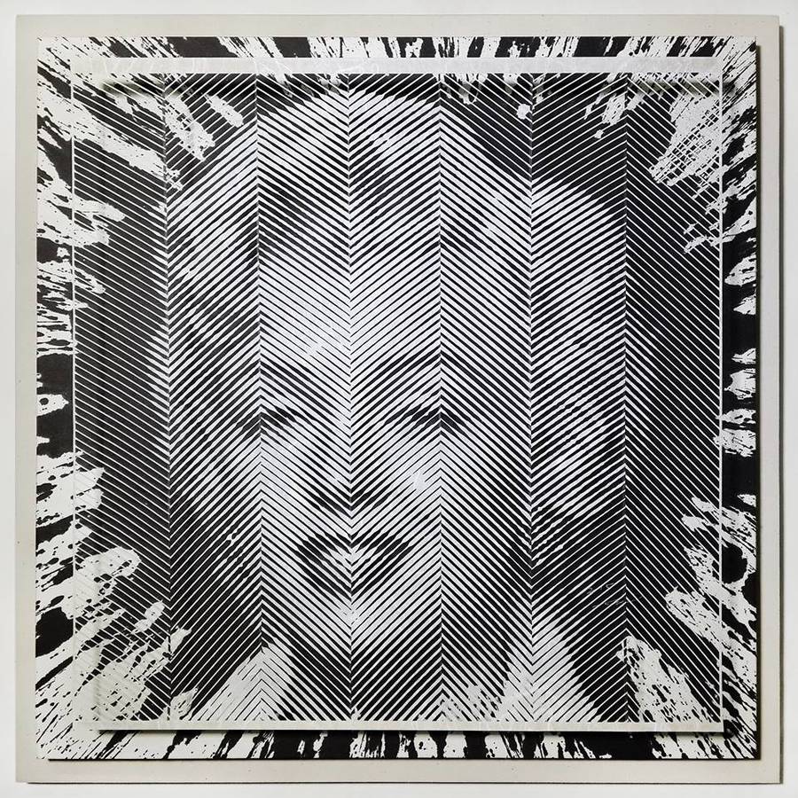 marylin monroe hecha en papal cortado