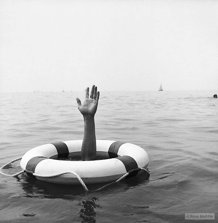 Fotografía irónica y absurda de René Maltête