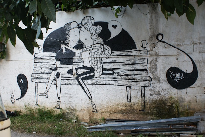 Graffiti y street art con amor