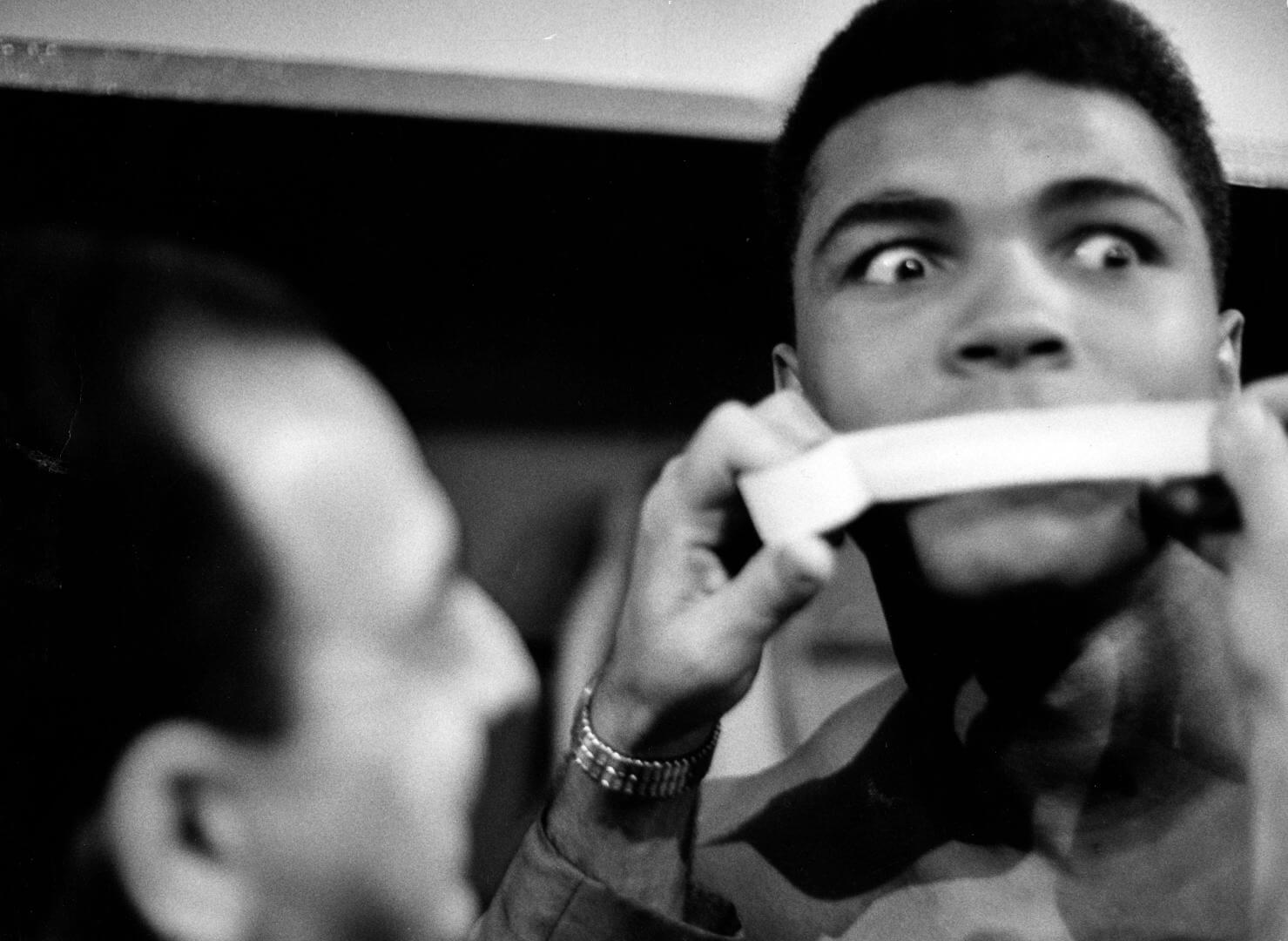 fotografía de mohamed ali antes de boxear