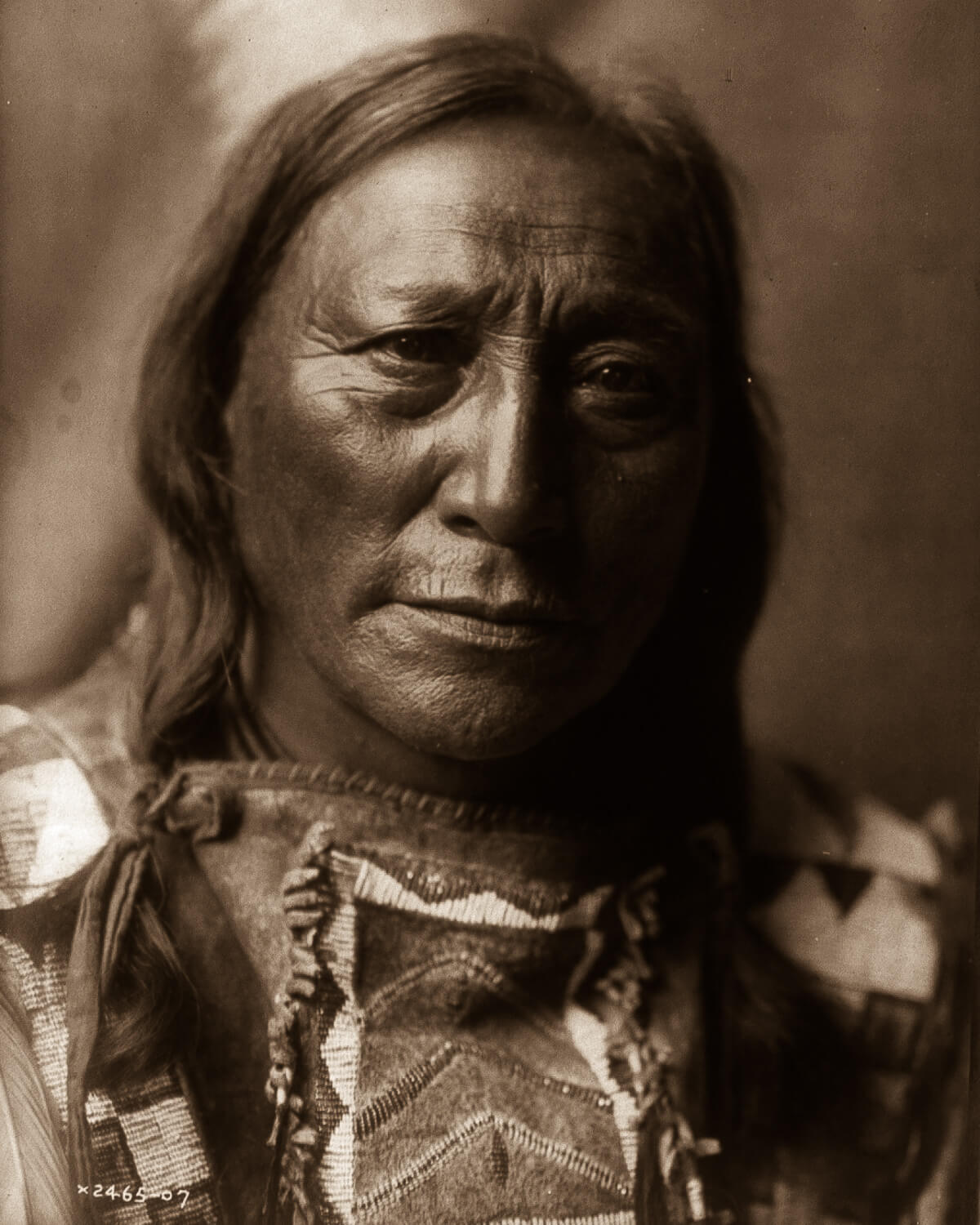 Retrato de Indio nativo americano Gerónimo