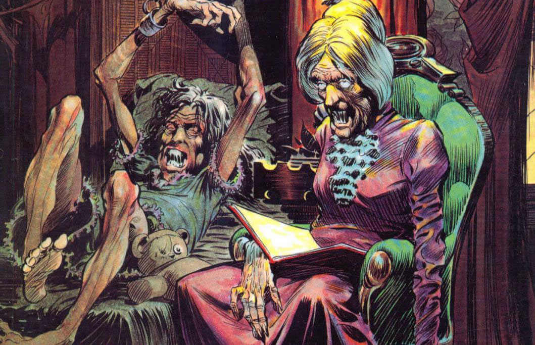 Ilustración de terror dibujada por Bernie Wrightson