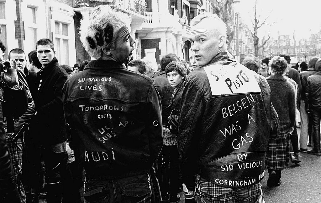 Punks in thes streets of london