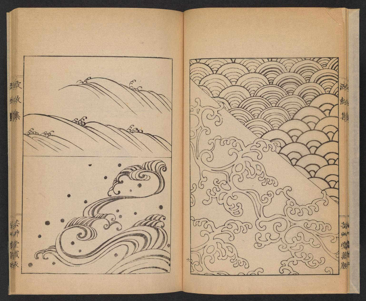 Guía de diseño de olas japonesas antiguas 