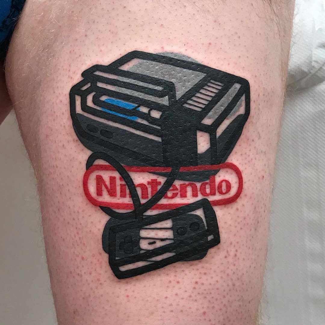 Tatuaje nintendo nes