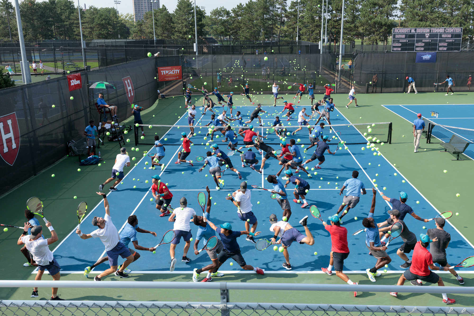 Tenis time lapse fotografia