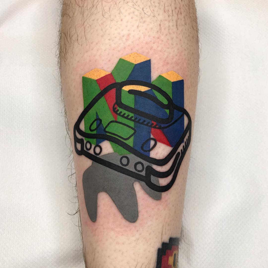Tatuaje nintendo 64