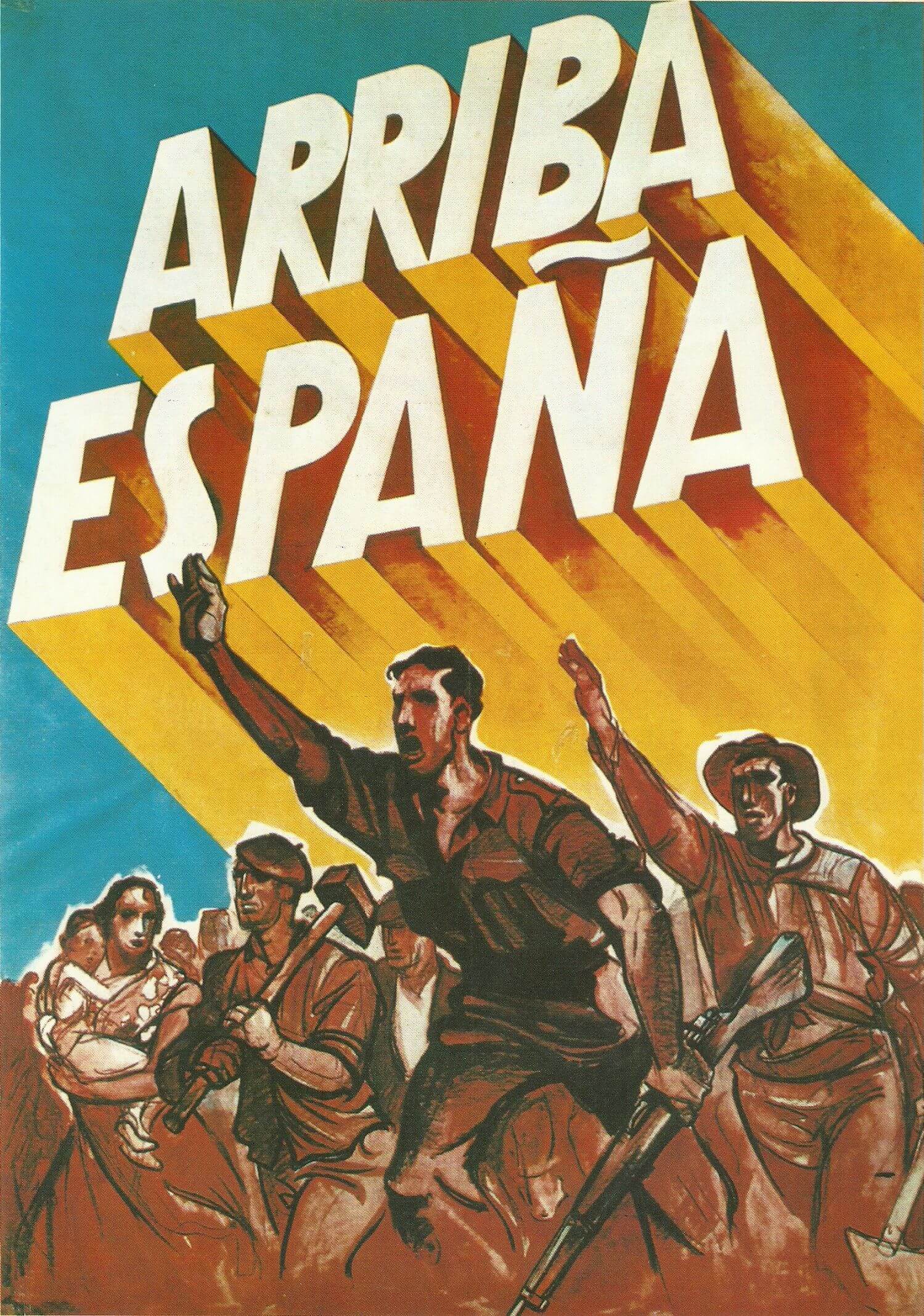 Cartel de arriba españa