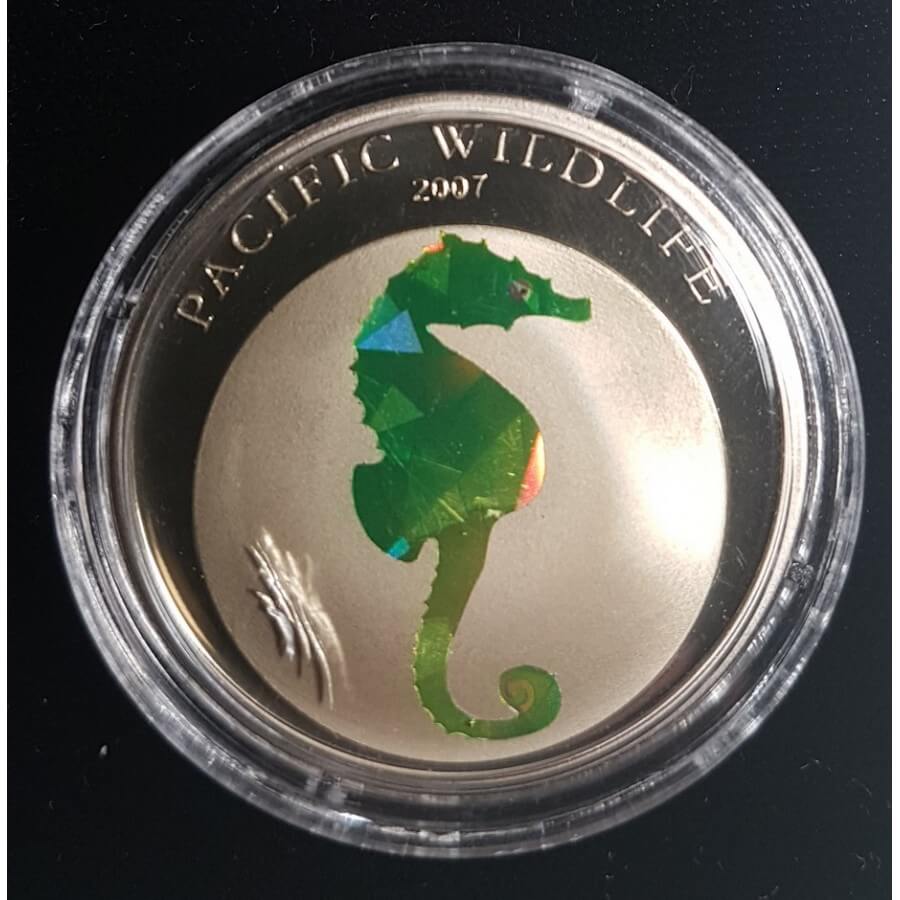 Moneda caballito de mar Palaus