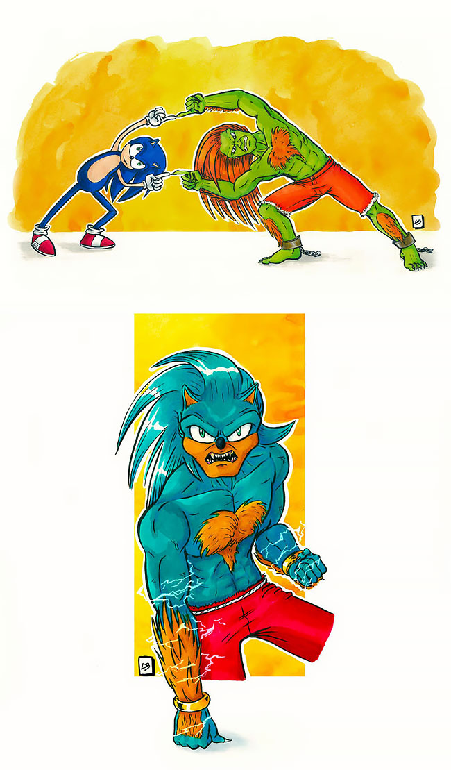 sonic fusion cartoons linda