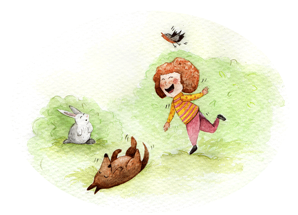 animales felices