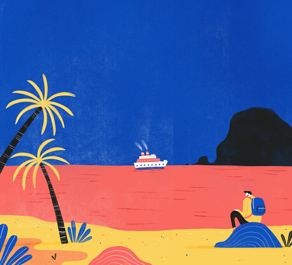 a lo lejos un barco de mark conlan