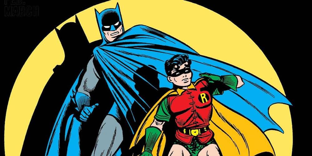 ROBIN Y BATMAN portada de comic
